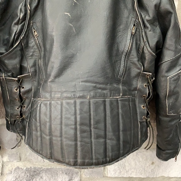 Premium leather motorcycle jacket - Picture 4 of 9
